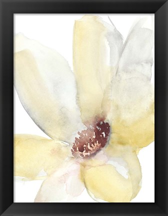 Framed Lush Flower II Print