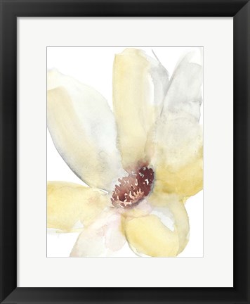 Framed Lush Flower II Print