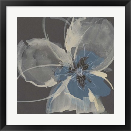 Framed Expressive Petals I Print