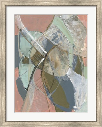 Framed Abstract Zag II Print