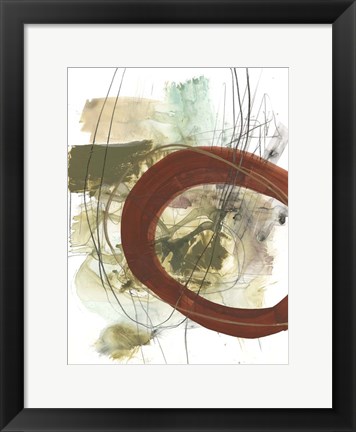 Framed Rusted Loops II Print