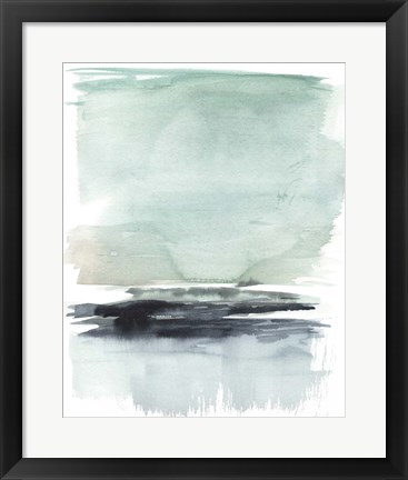 Framed Teal Moor I Print