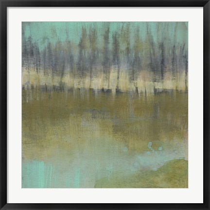 Framed Soft Treeline on the Horizon I Print