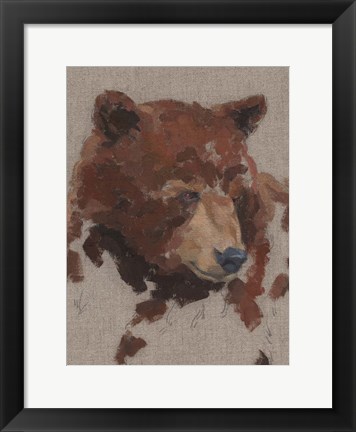 Framed Big Bear I Print