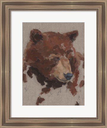 Framed Big Bear I Print