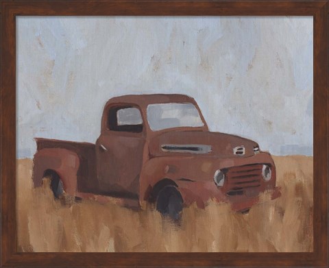 Framed Farm Truck V Print