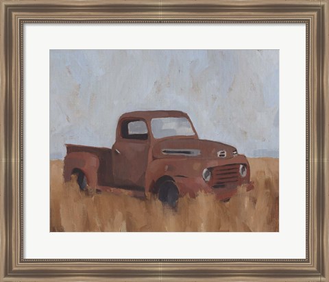 Framed Farm Truck V Print