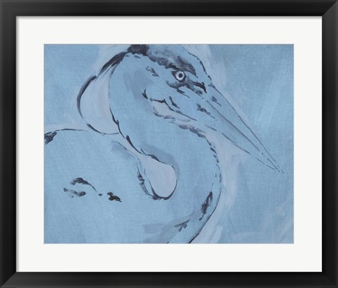 Framed James River Heron I Print