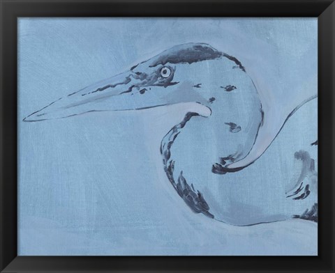 Framed James River Heron II Print