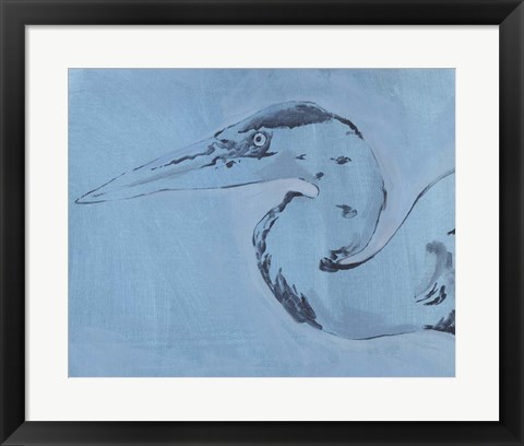 Framed James River Heron II Print