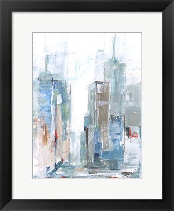 Framed Brilliant City Study I Print