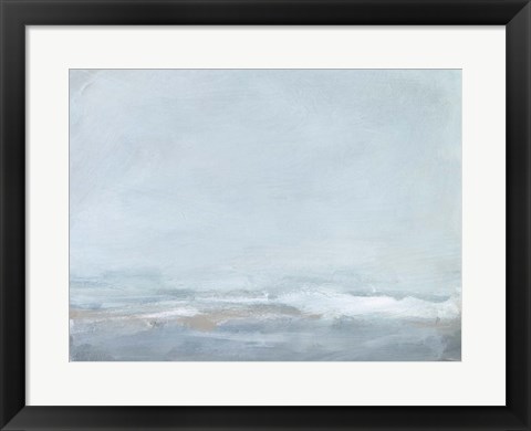 Framed Soft Sea Mist II Print