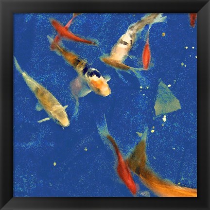 Framed Swimming Lessons II Print