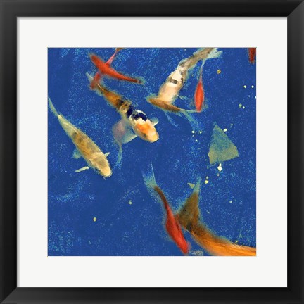 Framed Swimming Lessons II Print