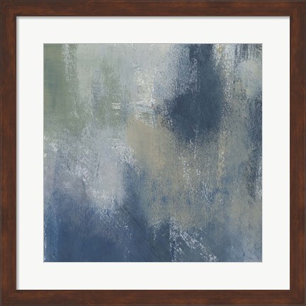 Framed Azure Blend IV Print