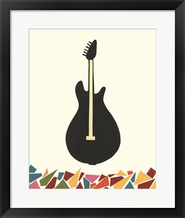 Framed Cut Paper Instruments VII Print