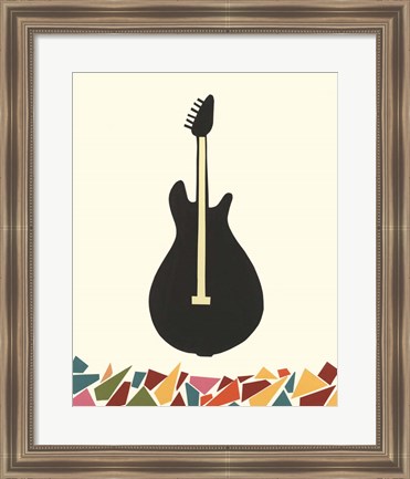 Framed Cut Paper Instruments VII Print