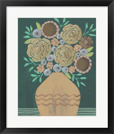 Framed Flower Garden Bouquet II Print