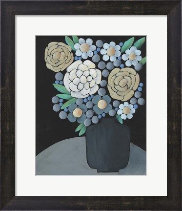 Framed Gathering Floral I Print