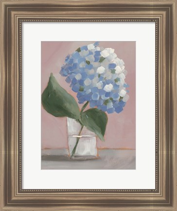 Framed Single Hydrangea II Print