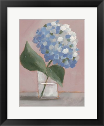 Framed Single Hydrangea II Print