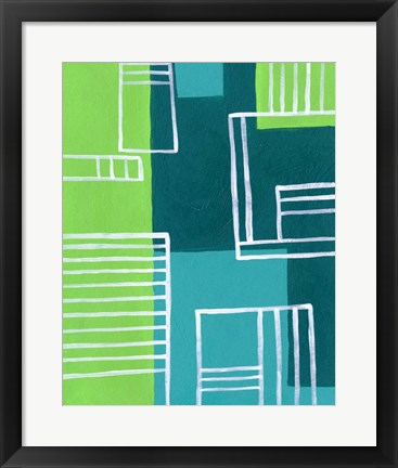 Framed On the Line III Print