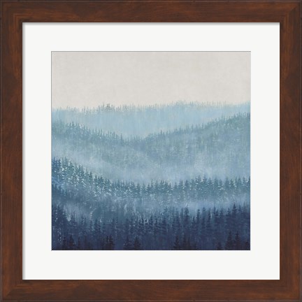 Framed Smoky Ridge I Print