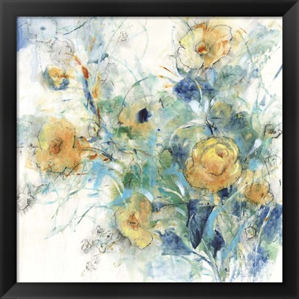 Framed Flower Study II Print