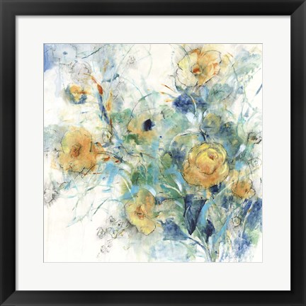 Framed Flower Study II Print