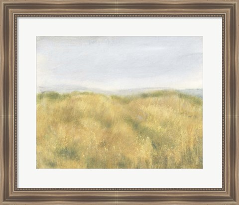 Framed Wheat Fields II Print