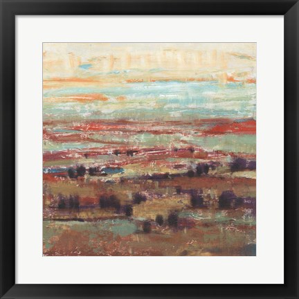 Framed Divided Landscape II Print