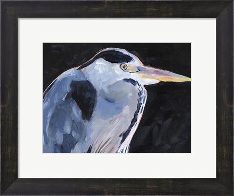 Framed Great Heron I Print