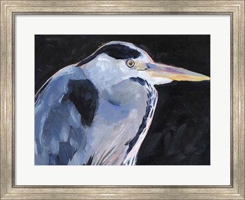 Framed Great Heron I Print