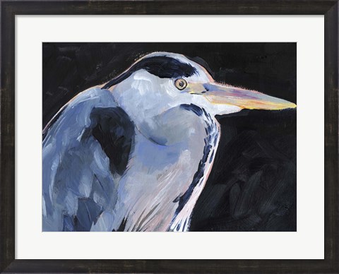 Framed Great Heron I Print