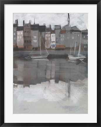 Framed Fishing Village II Print