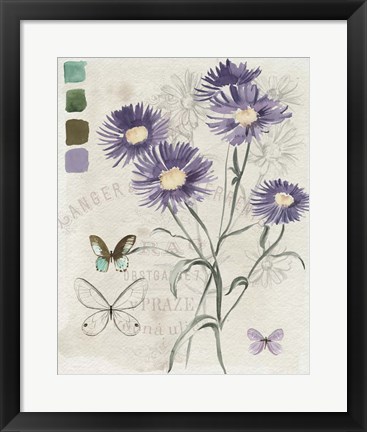 Framed Field Notes Florals III Print