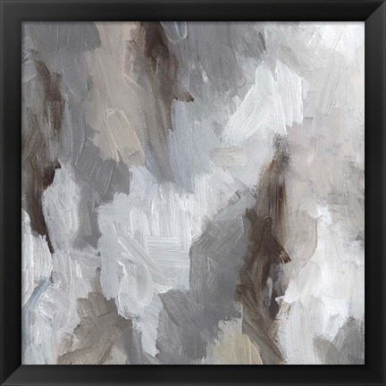 Framed Cloudy Shapes II Print