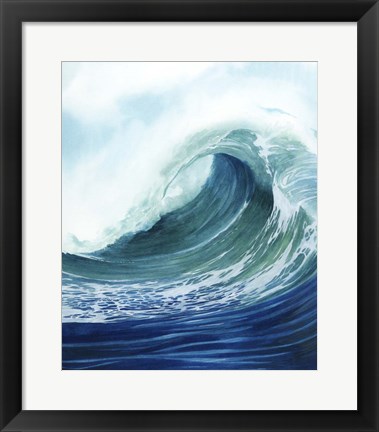 Framed Sea Foam II Print