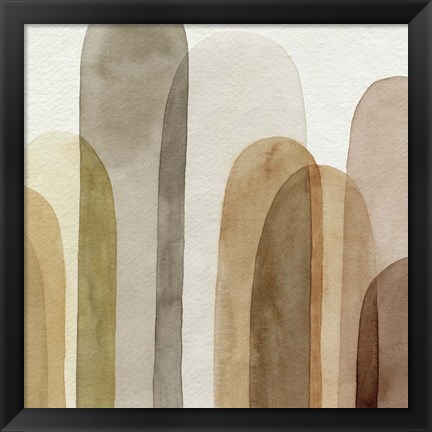 Framed Desert Watercolor Arches II Print