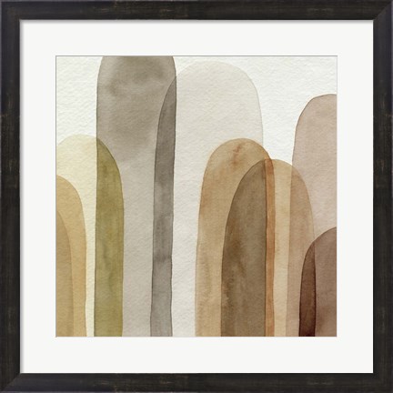 Framed Desert Watercolor Arches II Print
