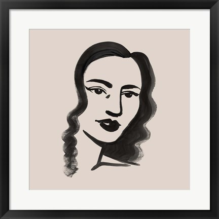 Framed Mona I Print