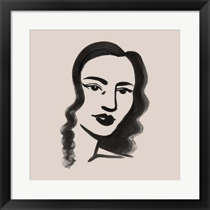 Framed Mona I Print