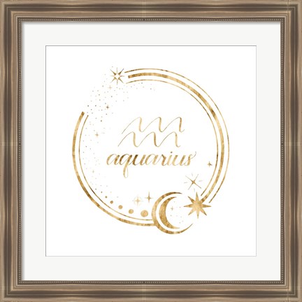 Framed Gilded Astrology XI Print