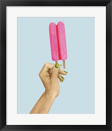 Framed Popsicle Summer I Print