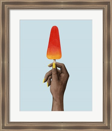 Framed Popsicle Summer II Print