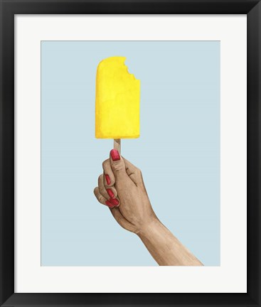 Framed Popsicle Summer III Print