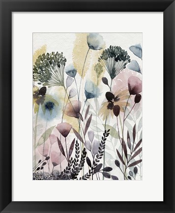 Framed Watercolor Wildflower II Print