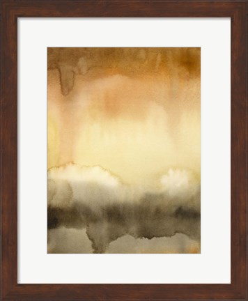 Framed Sunset Windowpane II Print