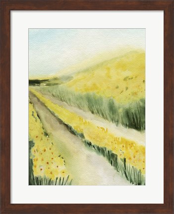 Framed Gilded Aisles II Print