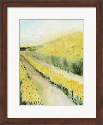 Framed Gilded Aisles II Print